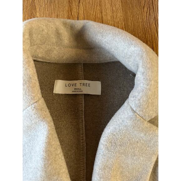 Love Tree Tan Long Vest Women's Size Small - Picture 2 of 5